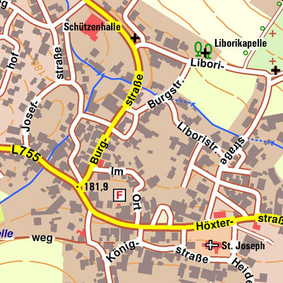 Bezirksregierung Köln Marienmünster 2 (1:10,000) digital map