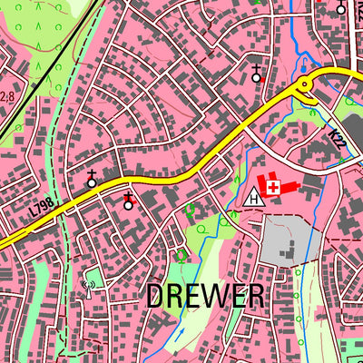 Bezirksregierung Köln Marl 1 (1:25,000) digital map