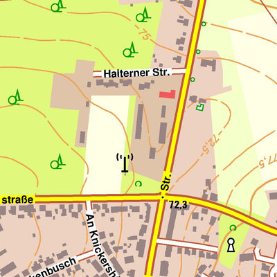 Bezirksregierung Köln Marl 5 (1:10,000) digital map