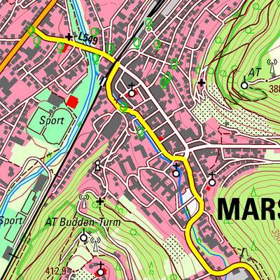 Bezirksregierung Köln Marsberg 1 (1:25,000) digital map