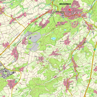 Bezirksregierung Köln Mechernich 1 (1:25,000) digital map