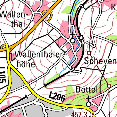 Bezirksregierung Köln Mechernich (1:100,000) digital map