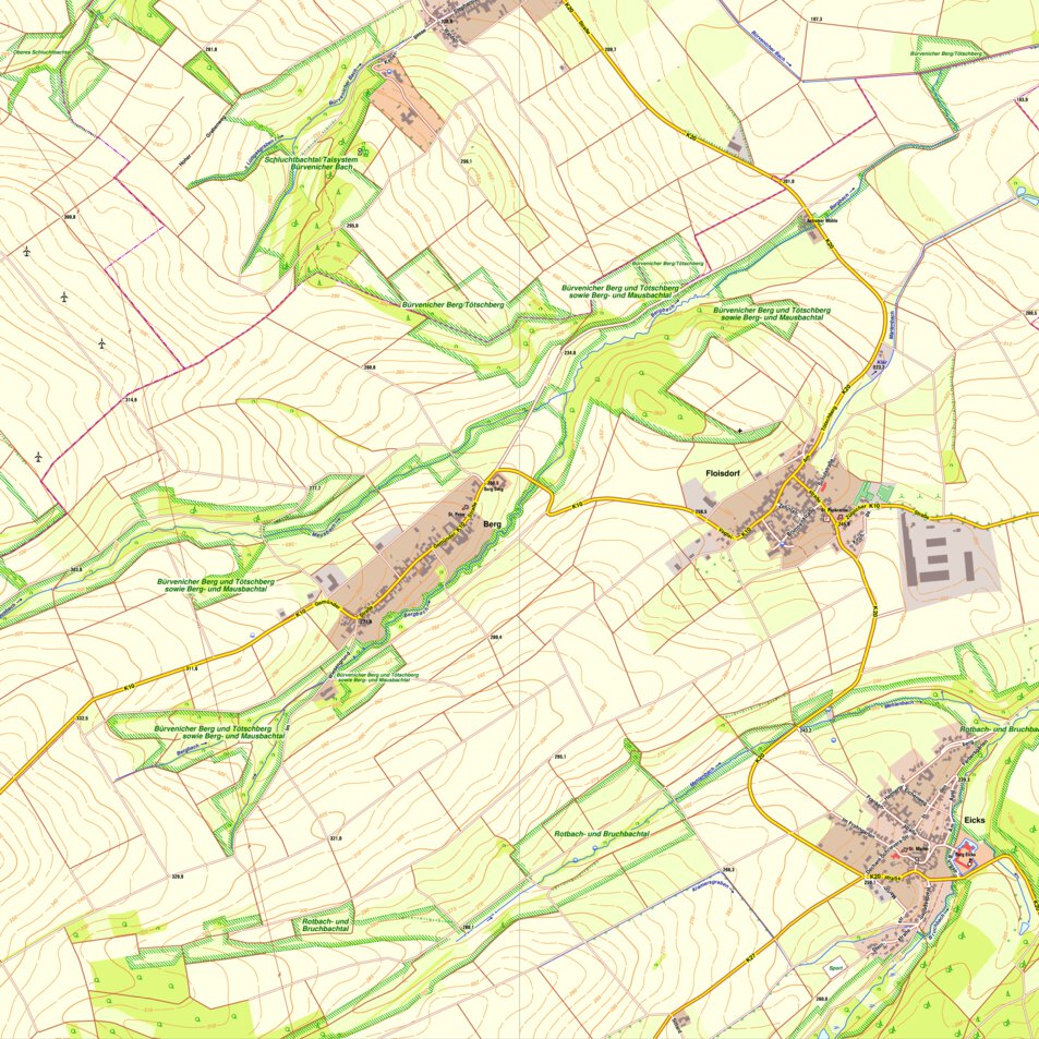 Mechernich 2 (1:10,000) Map by Bezirksregierung Koln | Avenza Maps