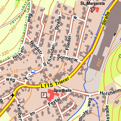 Bezirksregierung Köln Mechernich 8 (1:10,000) digital map
