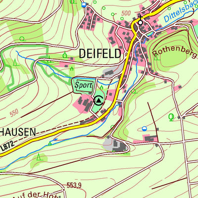 Bezirksregierung Köln Medebach 1 (1:25,000) digital map