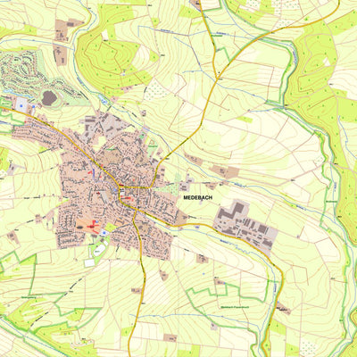 Bezirksregierung Köln Medebach 2 (1:10,000) digital map