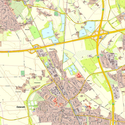 Bezirksregierung Köln Meerbusch 1 (1:10,000) digital map