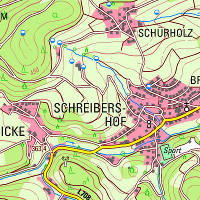 Bezirksregierung Köln Meinerzhagen 1 (1:25,000) digital map