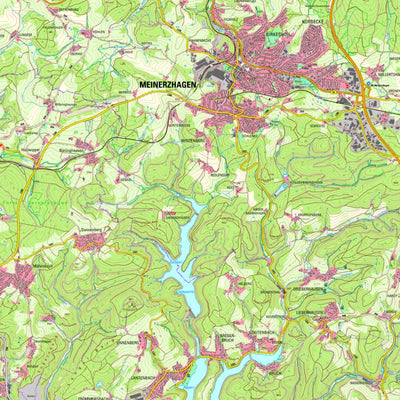 Bezirksregierung Köln Meinerzhagen 2 (1:25,000) digital map