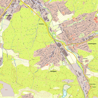 Bezirksregierung Köln Menden (Sauerland) 4 (1:10,000) digital map
