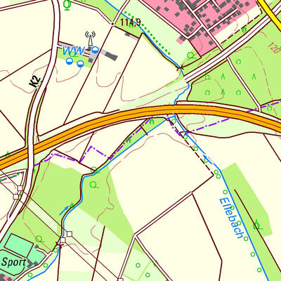Bezirksregierung Köln Merzenich (1:25,000) digital map