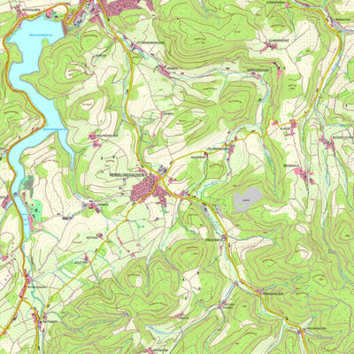 Bezirksregierung Köln Meschede 1 (1:25,000) digital map