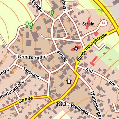 Bezirksregierung Köln Meschede 8 (1:10,000) digital map