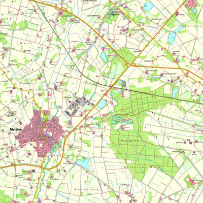 Bezirksregierung Köln Metelen (1:25,000) digital map