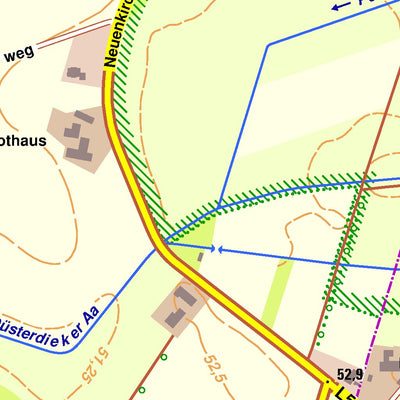 Bezirksregierung Köln Mettingen 3 (1:10,000) digital map