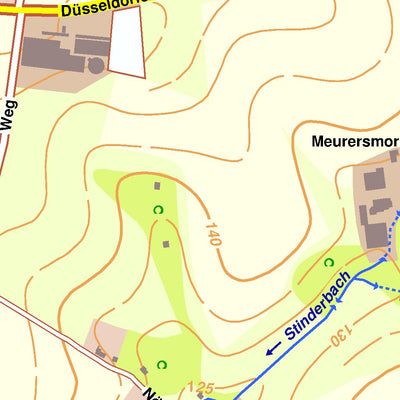 Bezirksregierung Köln Mettmann 1 (1:10,000) digital map