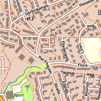 Bezirksregierung Köln Mettmann 1 (1:10,000) digital map
