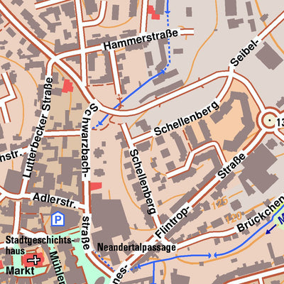 Bezirksregierung Köln Mettmann 2 (1:10,000) digital map