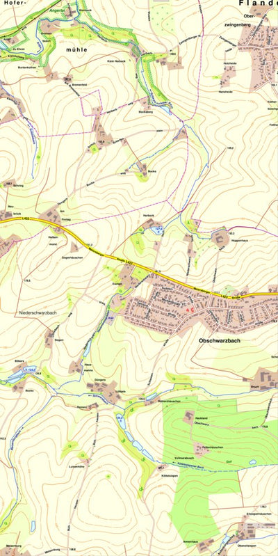 Bezirksregierung Köln Mettmann 4 (1:10,000) digital map