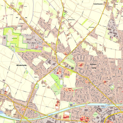 Bezirksregierung Köln Minden 1 (1:10,000) digital map