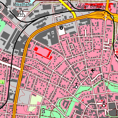 Bezirksregierung Köln Minden (1:25,000) digital map