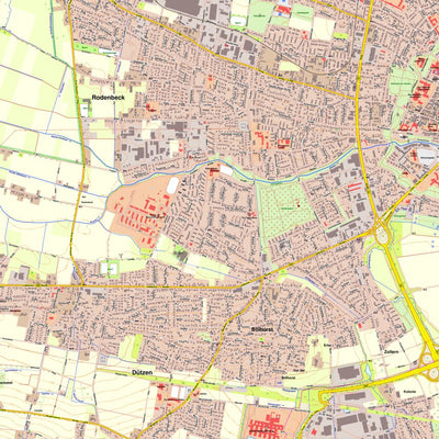 Bezirksregierung Köln Minden 4 (1:10,000) digital map