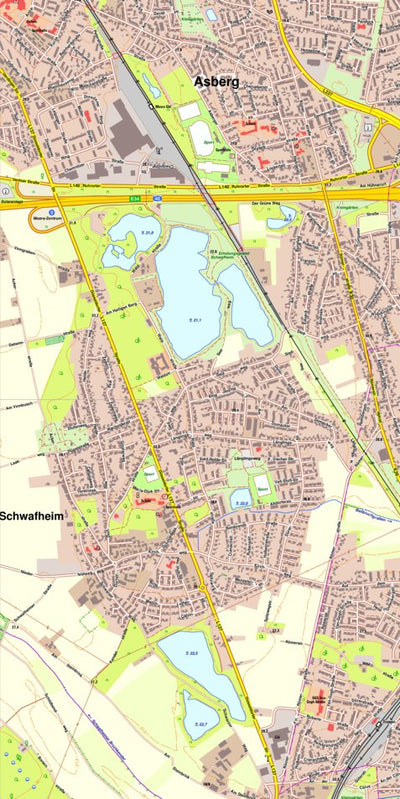 Bezirksregierung Köln Moers 5 (1:10,000) digital map