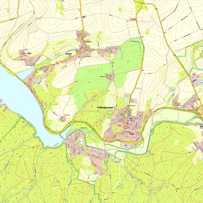Bezirksregierung Köln Möhnesee 9 (1:10,000) digital map