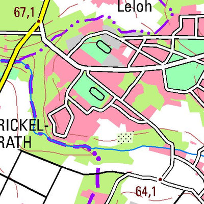 Bezirksregierung Köln Mönchengladbach (1:100,000) digital map