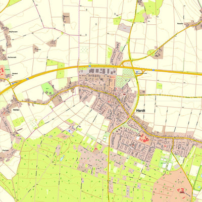 Bezirksregierung Köln Mönchengladbach 4 (1:10,000) digital map
