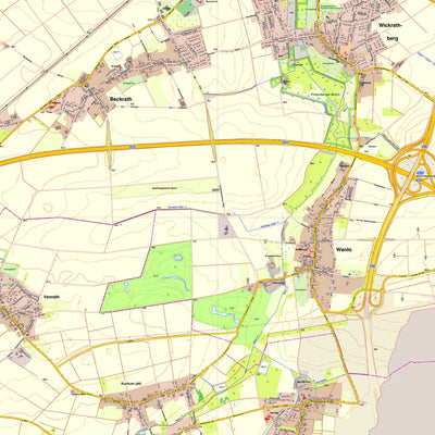 Bezirksregierung Köln Mönchengladbach 7 (1:10,000) digital map