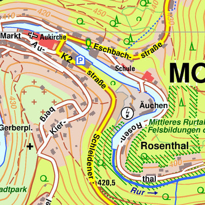 Bezirksregierung Köln Monschau 1 (1:10,000) digital map