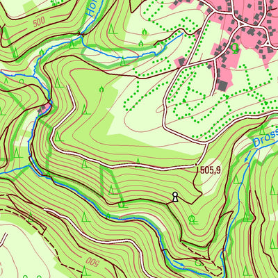Bezirksregierung Köln Monschau 1 (1:25,000) digital map