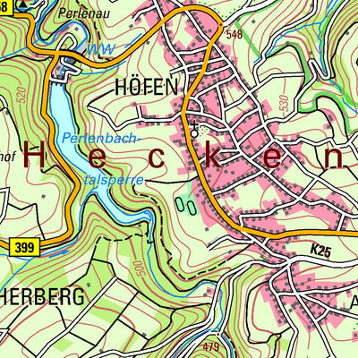 Bezirksregierung Köln Monschau (1:50,000) digital map