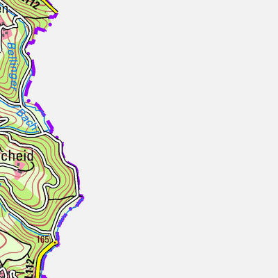 Bezirksregierung Köln Morsbach (1:50,000) digital map