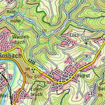 Bezirksregierung Köln Morsbach (1:50,000) digital map
