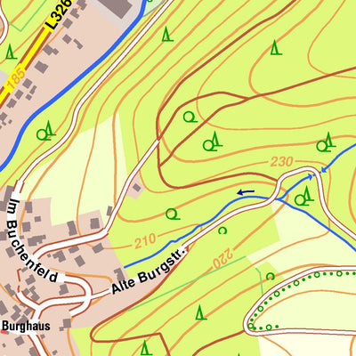 Bezirksregierung Köln Morsbach 5 (1:10,000) digital map