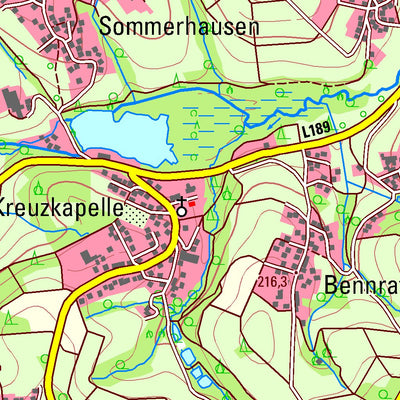 Bezirksregierung Köln Much 1 (1:25,000) digital map