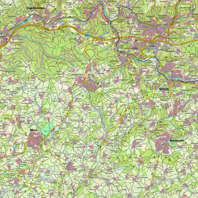 Bezirksregierung Köln Much (1:50,000) digital map