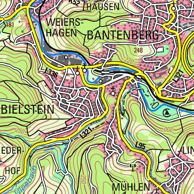 Bezirksregierung Köln Much (1:50,000) digital map