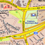 Bezirksregierung Köln Mülheim an der Ruhr 3 (1:10,000) digital map