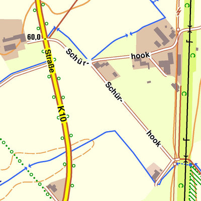 Bezirksregierung Köln Münster 14 (1:10,000) digital map