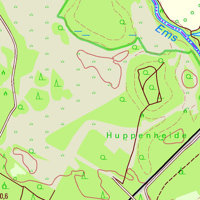 Bezirksregierung Köln Münster 2 (1:25,000) digital map