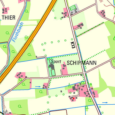 Bezirksregierung Köln Münster 3 (1:25,000) digital map
