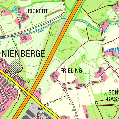 Bezirksregierung Köln Münster 3 (1:25,000) digital map