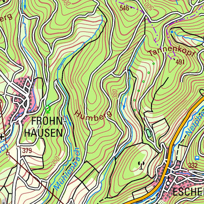 Bezirksregierung Köln Netphen (1:50,000) digital map