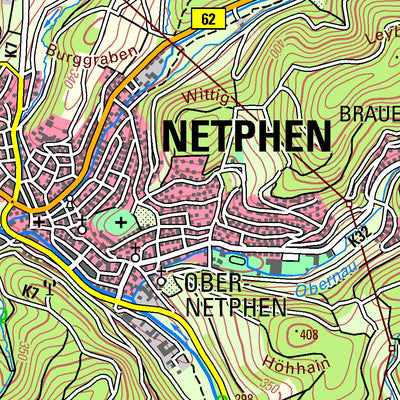 Bezirksregierung Köln Netphen (1:50,000) digital map