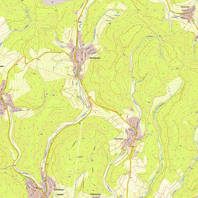 Bezirksregierung Köln Netphen 9 (1:10,000) digital map