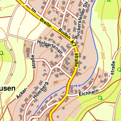 Bezirksregierung Köln Netphen 9 (1:10,000) digital map