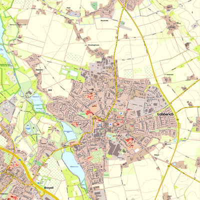 Bezirksregierung Köln Nettetal 1 (1:10,000) digital map